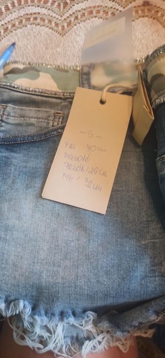 Spodenki jeansowe S
