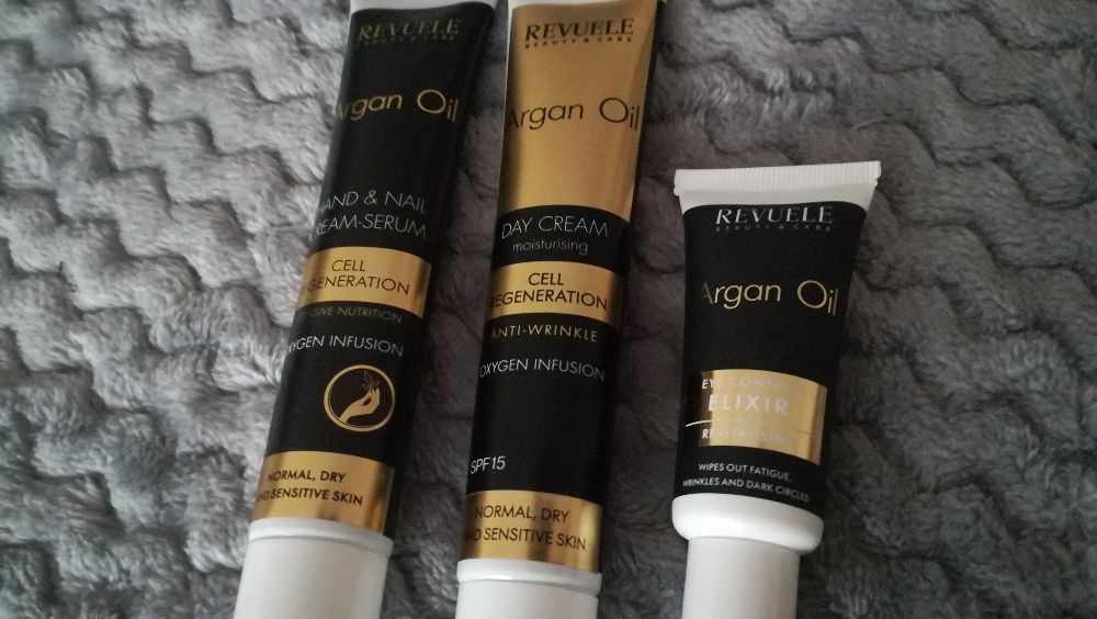 Pack creme de rosto, olhos e mãos ÓLEO DE ARGÃO anti-idade hidratante