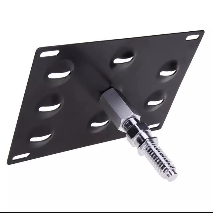 Рамка для номера в крюк фиксатор номера в буксир крюк номерная рамка