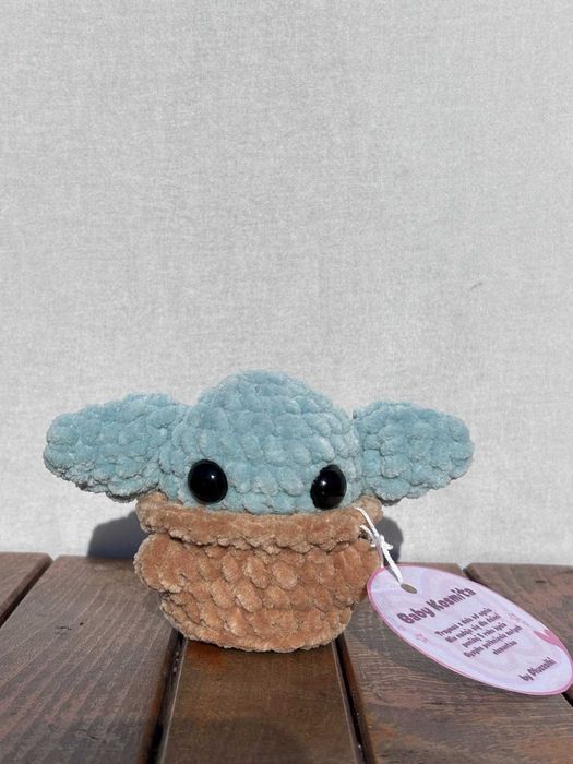 pluszak, Baby Yoda Grogu Star Wars handmade na szydełku