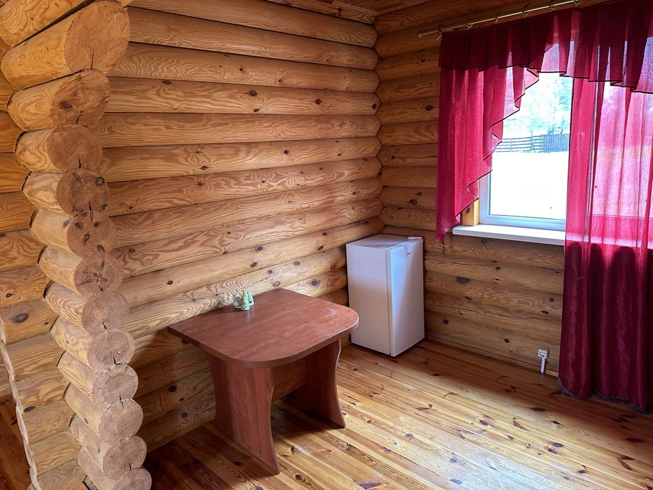 Продам экодом(дачу) под Киевом (новую) из бревна с участком