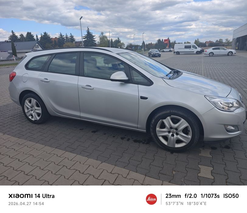 Opel astra j 2012