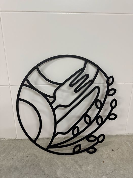 Quadros Metal pretos (sem marcas de uso)