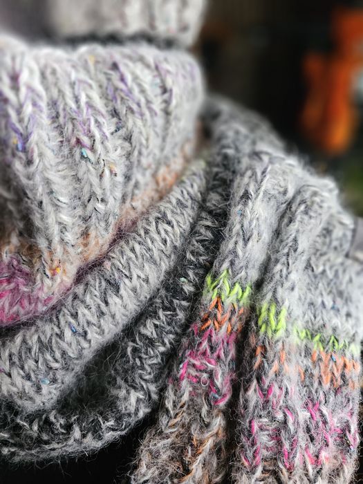 Czapka komin rękawiczki handmade