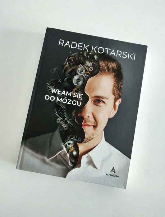 Książka "Włam się do mózgu" Radka Kotarskiego (z autografem)