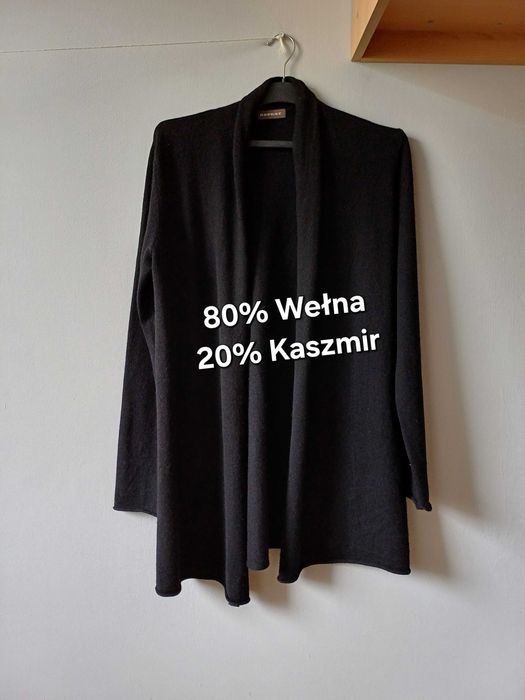 Repeat narzutka wełna kaszmir rozmiar L