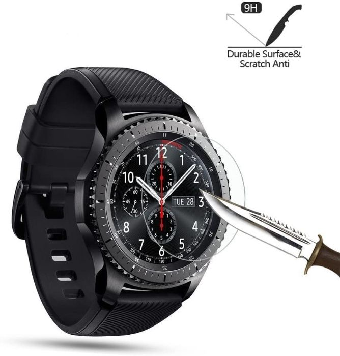 Película de vidro temperado para relógio Gear S3 Classic / Frontier