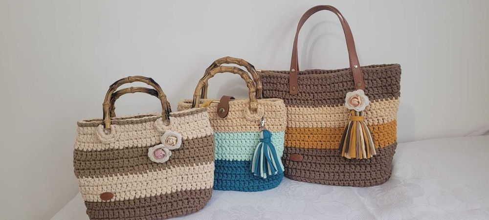 Torebka damska ze sznurka