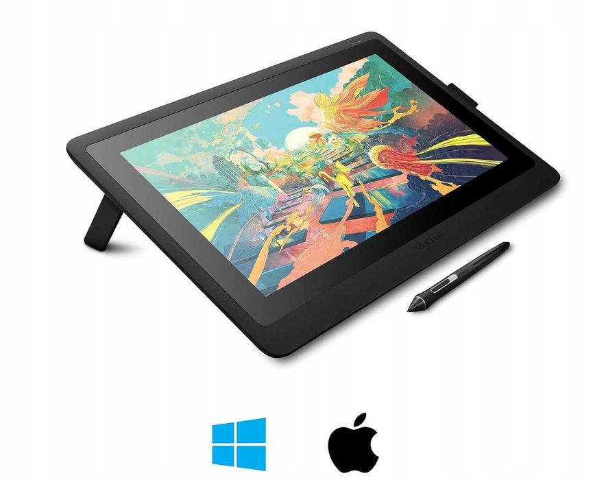Wacom Cintiq 16 DTK-1660 + Pro Pen 2 - profesjonalny tablet graficzny / monitor