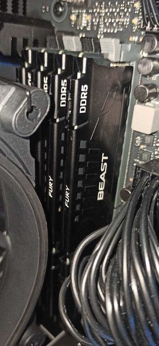 ОЗУ Kingston FURY 128GB (4x32GB) DDR5 5600 MHz Beast Black