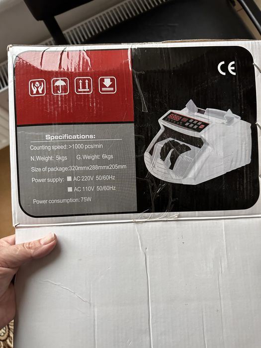 Лічильник банкнот із дисплеєм Bill Counter