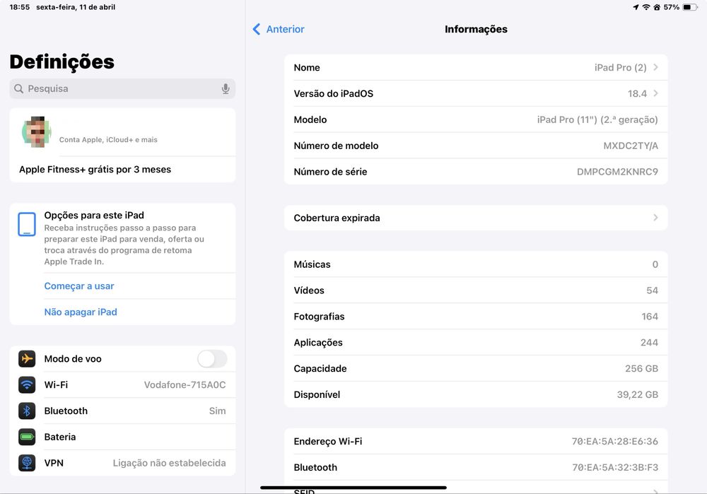 iPad Pro 11” (2ª Geração) + Magic Keyboard + Pencil + moft Snap Case