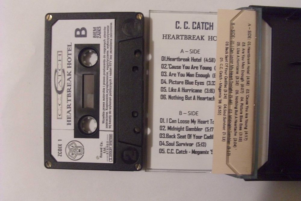 C. C. Catch - 'Heartbreak Hotel" kaseta