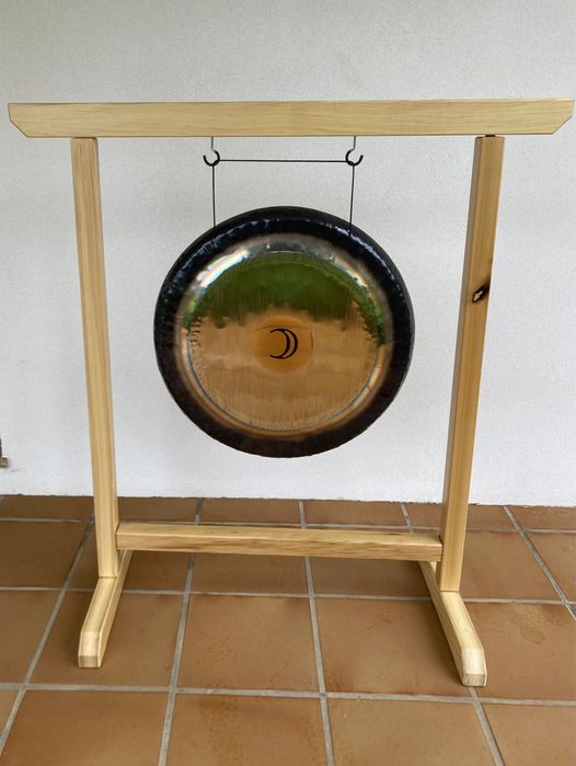 Suporte de Gongo em madeira faia ideal para gongos de D/60cm