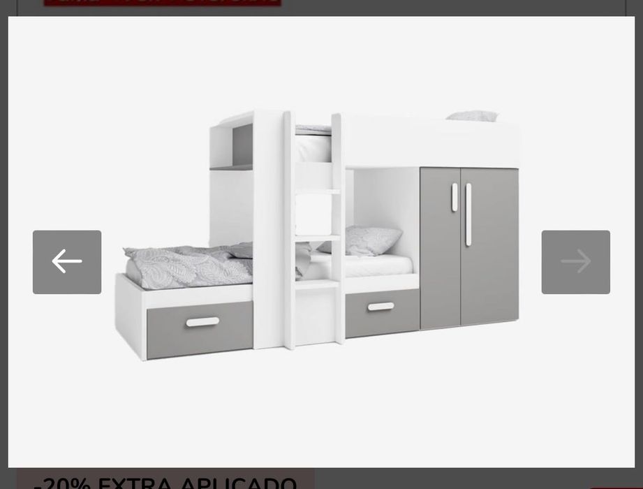 Beliche com roupeiro embutido