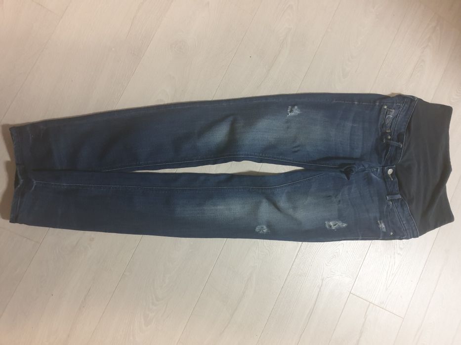 Spodnie ciążowe H&M r. 36 High rib Skinny