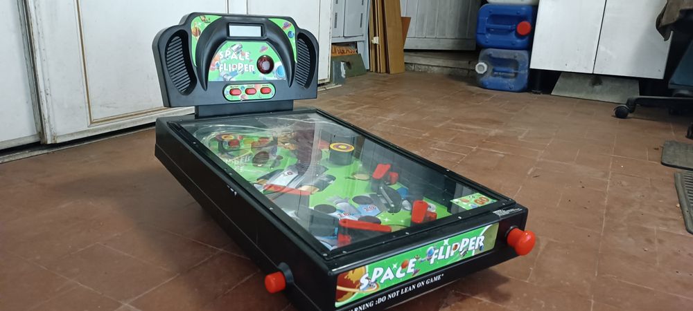 Jogo flipper pin-ball de mesa