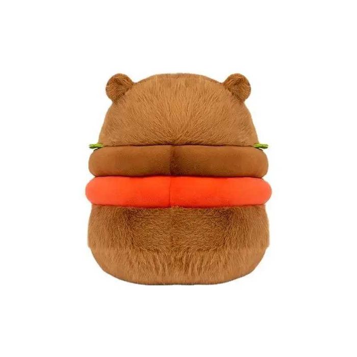 Плюшевая Капибара Бургер 35 см — мягкий друг для объятий!