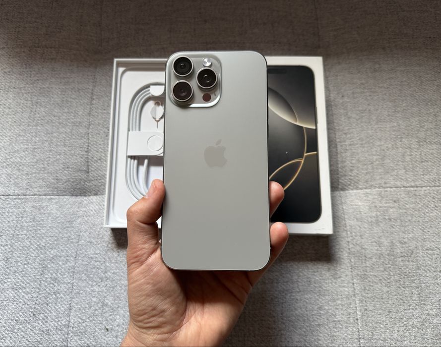 Apple iPhone 16 Pro 256GB Natural Titanium I Bateria 92% I Gwarancja
