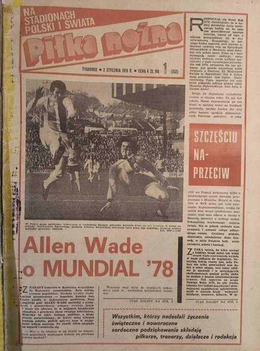 Tygodnik Piłka Nożna - Rocznik 1978 (kompletny) + wydanie specjalne Mundial'78