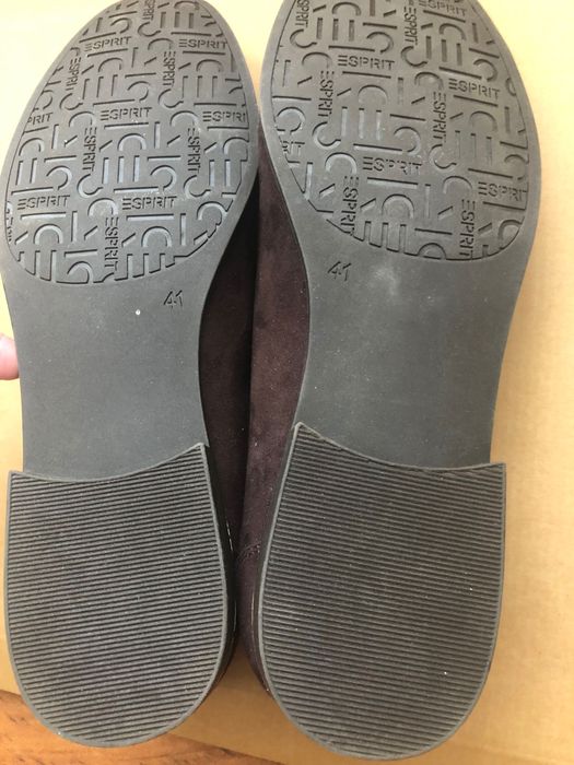 ESPRIT nowe mokasyny buty zamszowe r.41