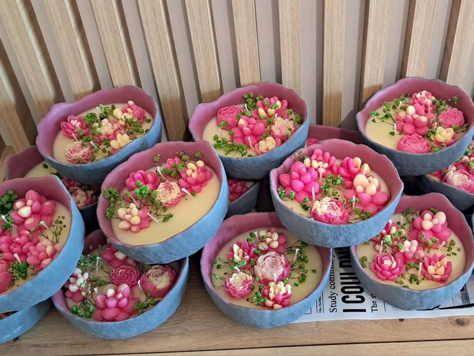 Свічка ручної роботи з неймовірним ароматом