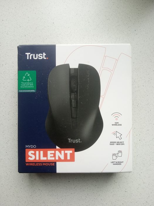 Продам безшумну бездротову мишу TRUST Mydo silent click wireless black