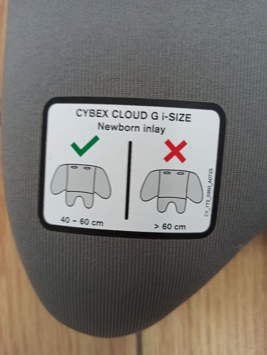Автокрісла Cybex Could G i-Size Plus, група 0+