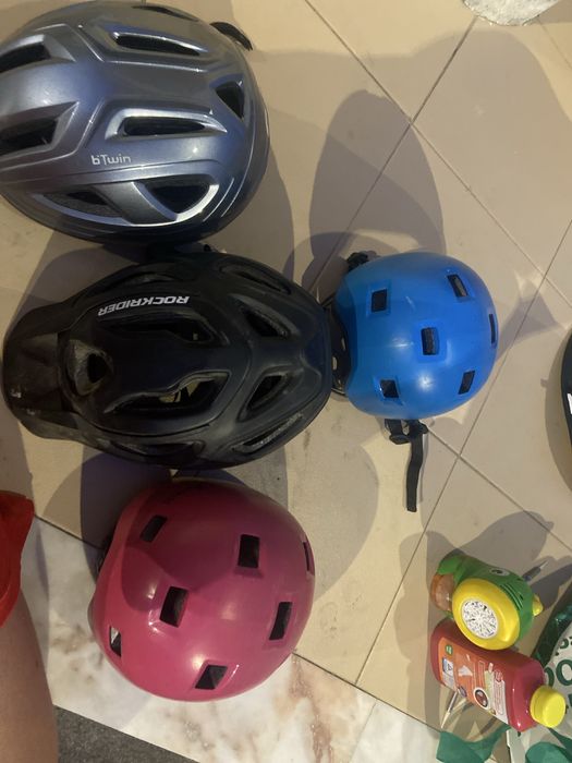 Capasetes para andar de biciclete