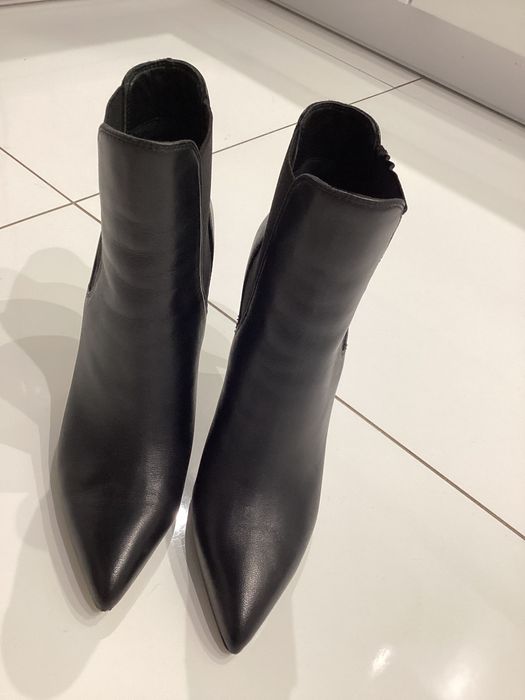 Botki Kazar skóra czarne