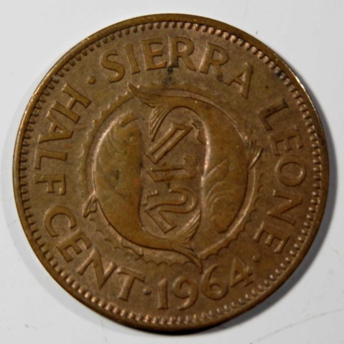 Serra Leoa - 1/2 Cent 1964