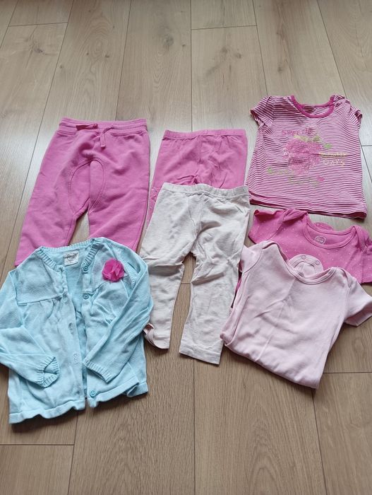 Paka ubranek 74-80