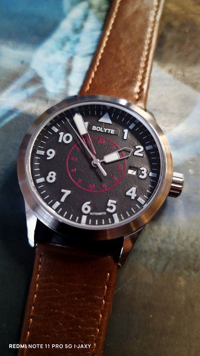Zegarek męski mechaniczny automatyczny Bolyte