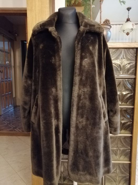 Futerko sztuczne, 44-46 brąz