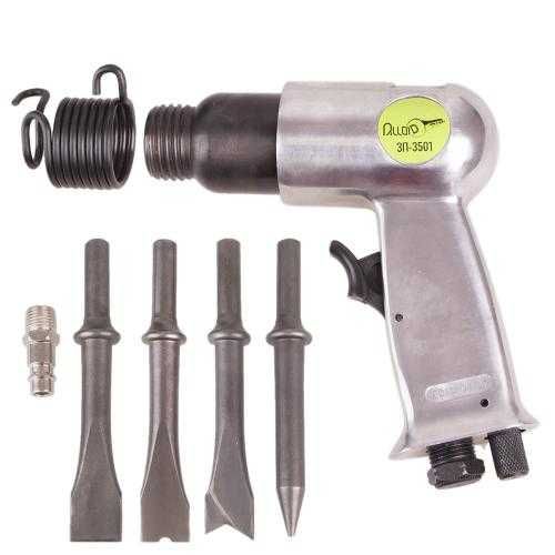 Зубило пневматическое с комплектом насадок Alloid ЗП-3501