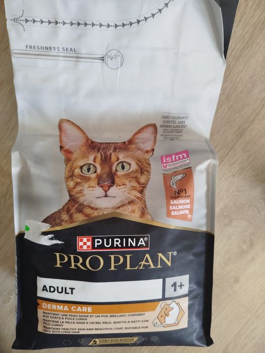 Продам корм для котиків Про план дерма 1.5 кг