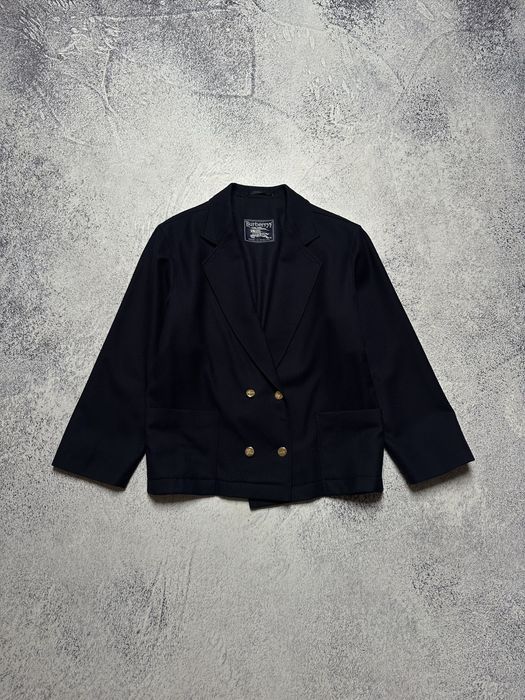 Burberrys Vintage Шикарний Жіночий Укорочений Двубортний Піджак Розмір Л Old Money Chanel Style Лакшері Жизнь