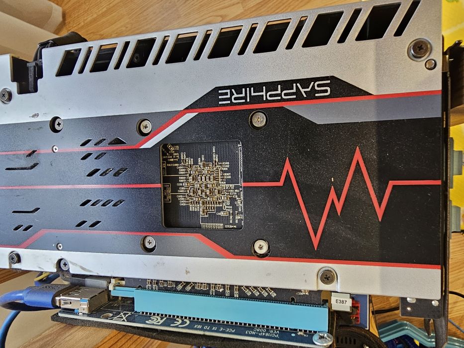 Ферма майнинг Gigabyte nvidia 1060 6 gb Samsung 8 штук, Sapphire rx580