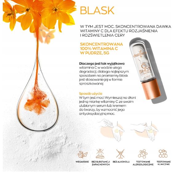 Skoncentrowana witamina C w pudrze