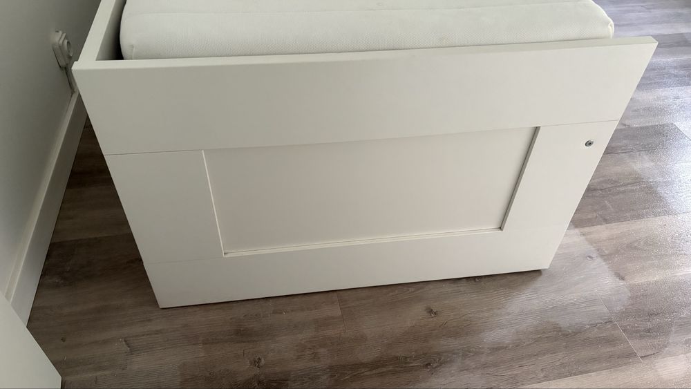 Cama Brimnes Ikea com os dois colchões
