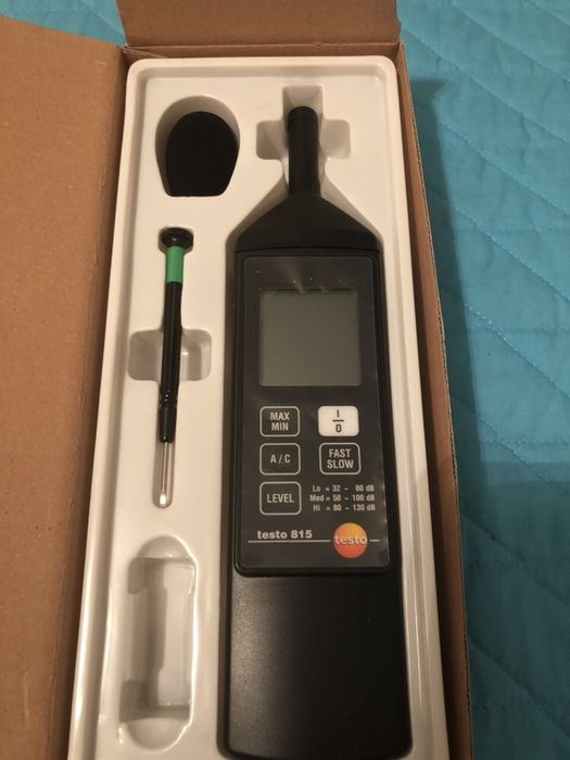 Vende-se testo 815 - Instrumento de medição de ruído