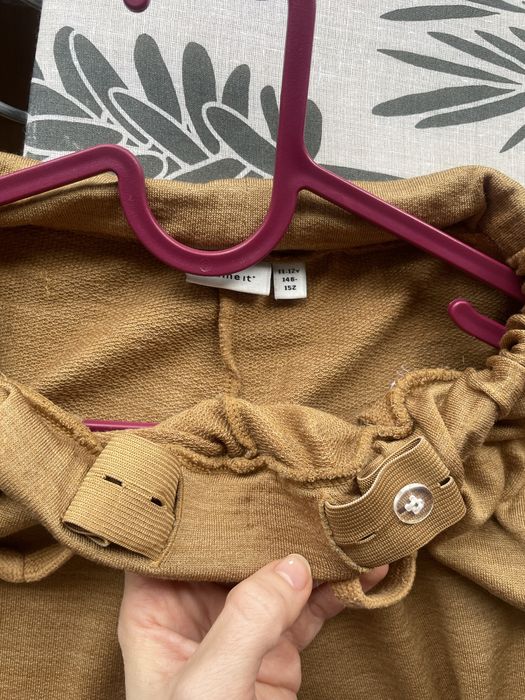 Spodnie dresowe merino wełna name it 146-152