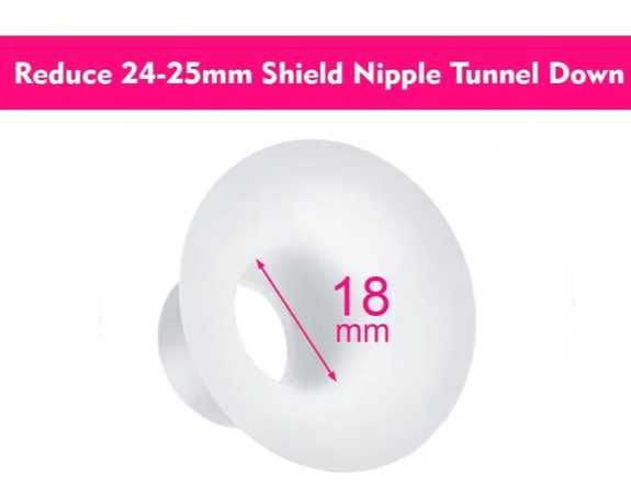 Wkładki kołnierzowe do laktator 18 mm Medela i Spectra 24-25mm