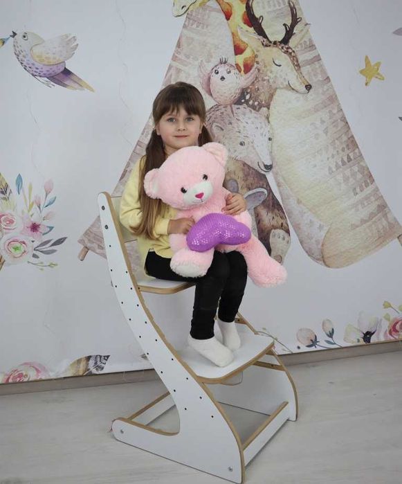 Стілець дитячий зростаючий, регульований стілець