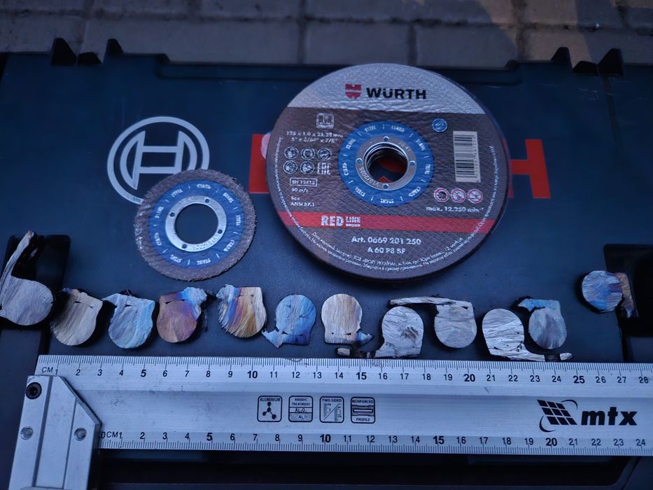 Круг,диск отрезной Wurth 125/1 (Оптом)