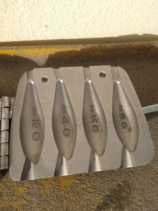 Moldes  chumbadas pesca