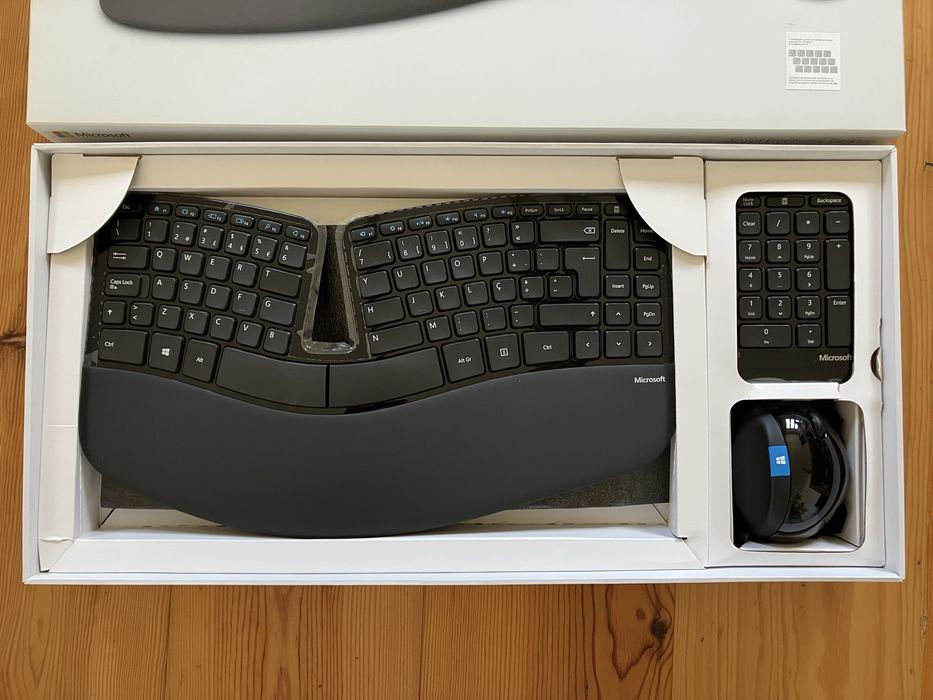 Teclado + rato ergonómico Sculpt Microsoft novos