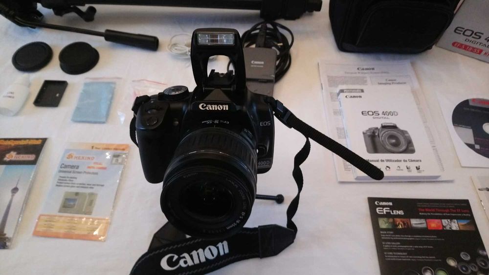 (Ref: MC#007) Máquina Fotográfica Canon (Revista por técnico) + Tripé