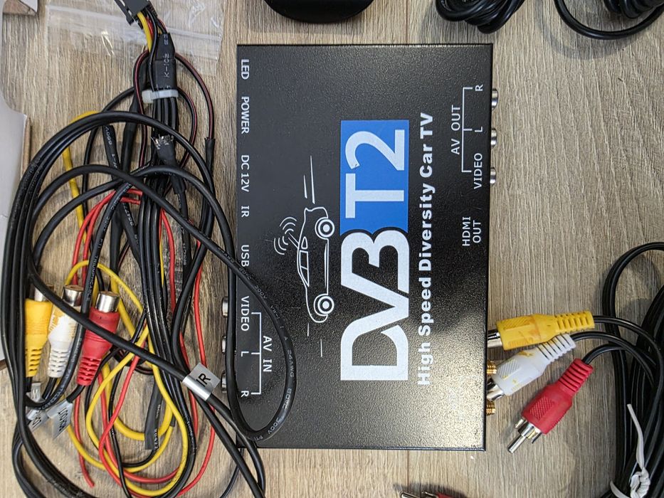 Tuner cyfrowy tv dvb T2 H.265 HEVC hdmi do samochodu dekoder 12V