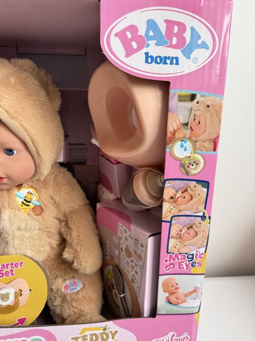 Лялька Baby Born Емма у костюмі ведмедика бейбі борн